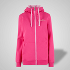 Zipper - Turtle Neck - Hibiskuspink x Softpink - Damen