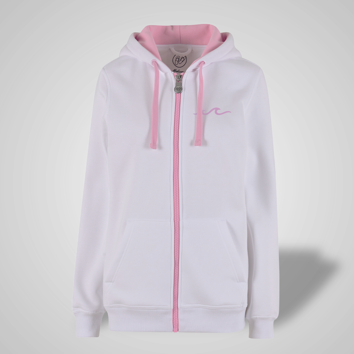 Zipper - Weiß x Softpink - Damen