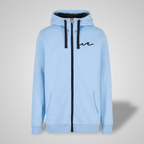 Zipper - Turtle Neck - Blau x Schwarz - Herren