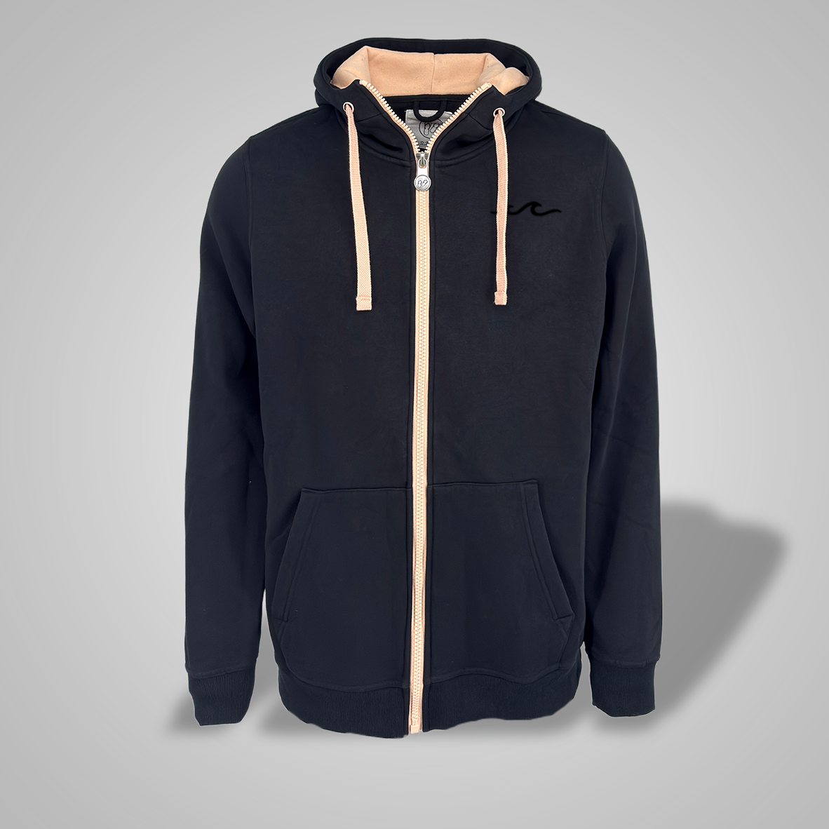 Zipper - Schwarz x Softapricot - Herren