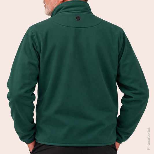 Sweatjacke - Gardengreen x Schwarz - Herren
