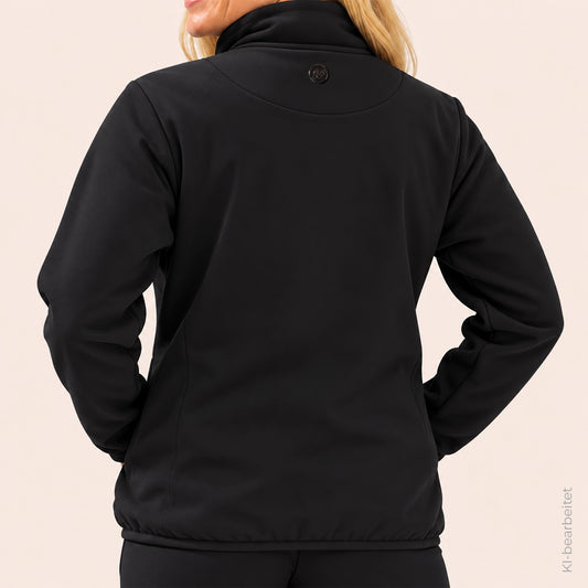 Sweatjacke - Schwarz x Schwarz - Damen