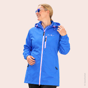 Windbreaker - Kobaltblau x Softpink - Damen