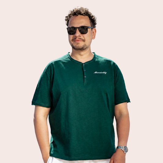 Henley T-Shirt - Garden Green - Herren