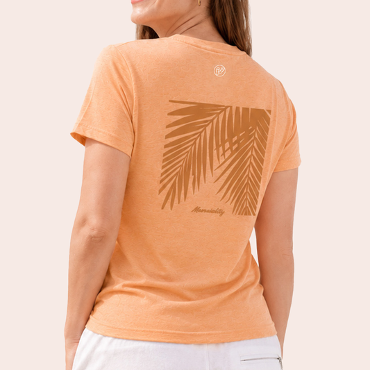 Henley T-Shirt - Palm Shadow - Damen