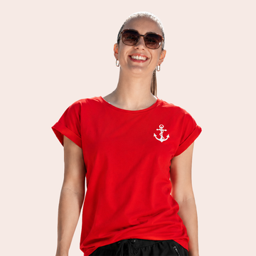 T-Shirt rundhals - Meersüchtig Vibes - Damen