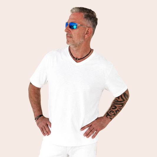 T-Shirt V-Neck - Fernweh - Herren