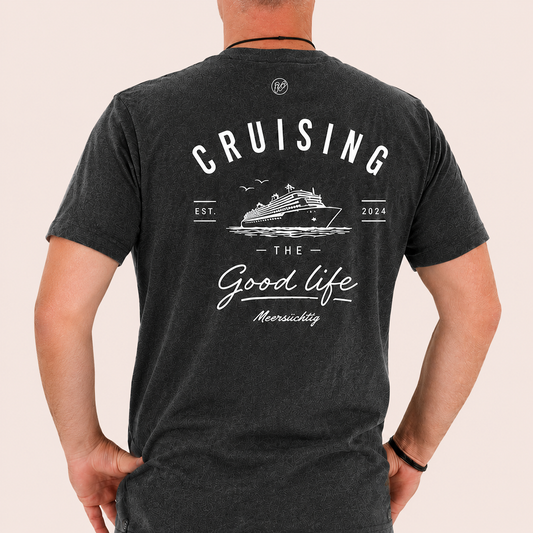 T-Shirt V-Neck - Good Life - Herren