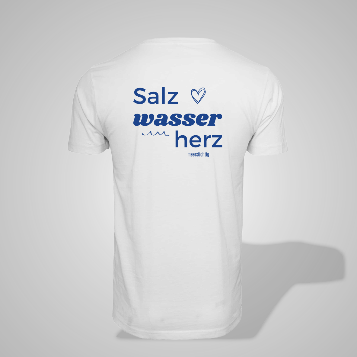 T-Shirt - salz wasser herz - Damen