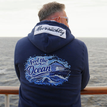 Zipper - Navy x Weiß - Feel the Ocean - Unisex