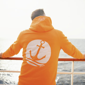 Zipper - Orange x Weiß - Safe Harbor - Unisex