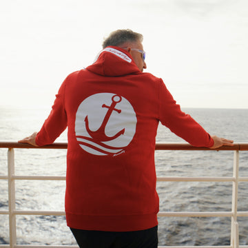 Zipper - Rot x Weiß - Safe Harbor - Unisex