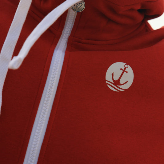 Zipper - Rot x Weiß - Safe Harbor - Unisex