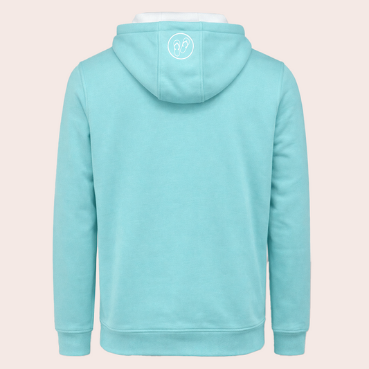 Zipper - Berylblau x Weiß - Unisex