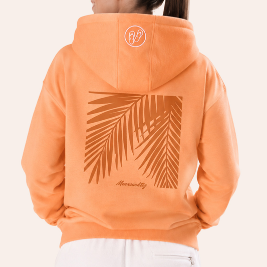 Zipper - Palm Shadow - Orange - Unisex
