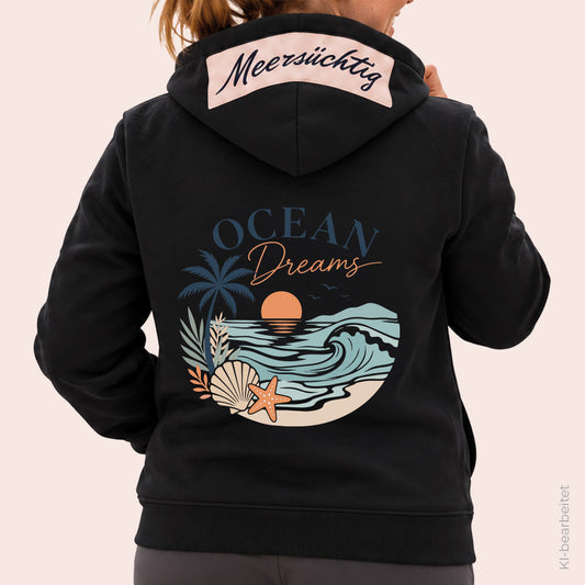 Zipper Schwarz x Softapricot - Ocean Dreams - Unisex
