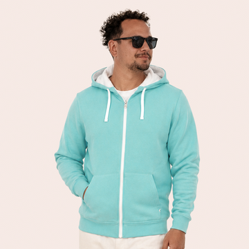Zipper - Palm Shadow - Berylblau - Unisex