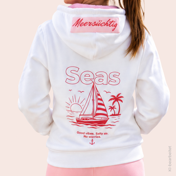 Zipper Weiß x Softpink - Seas Edition - Damen